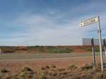 The countryside was sparse