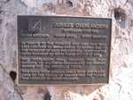 Historic plaque to early pioneers