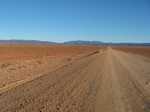 Hills ahead are "The Bluff"
