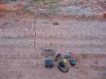 Balun at navel height